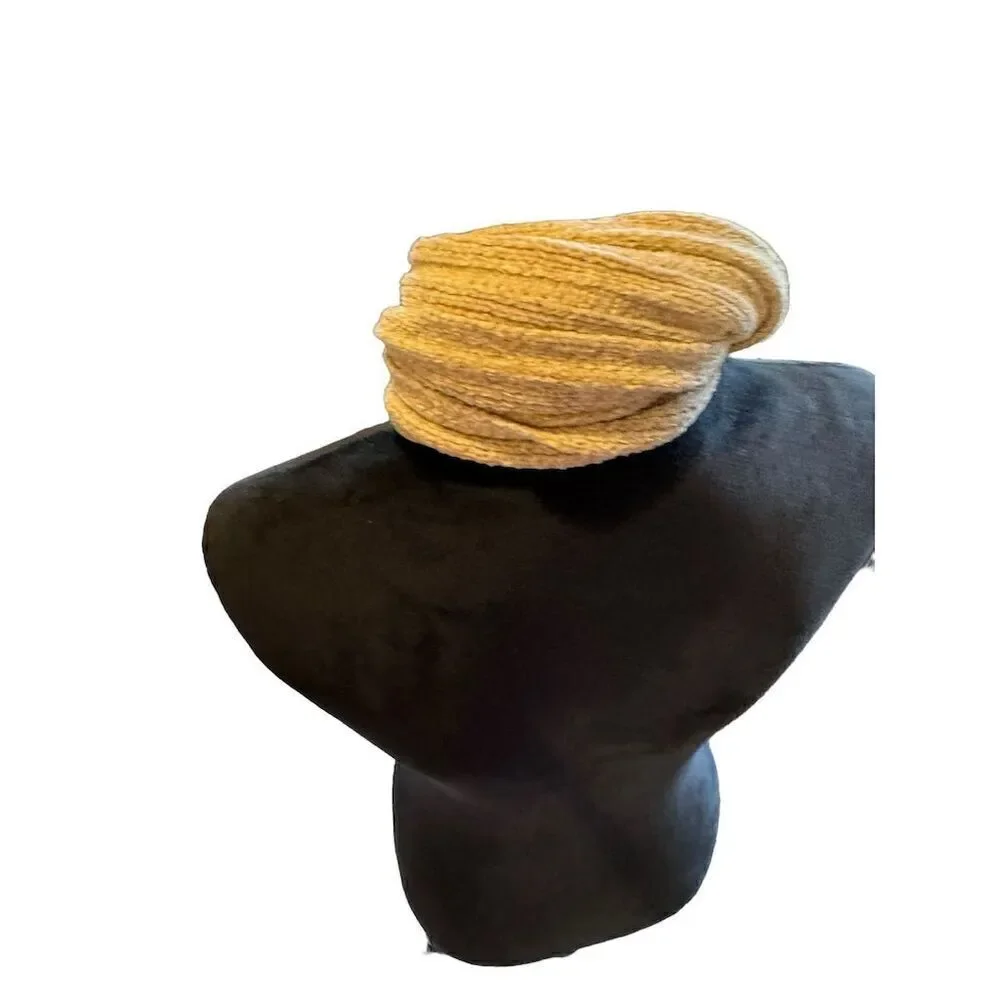 Eddie Bauer Beige Unisex Acrylic Beanie and Scarf Set One Size 2 Piece